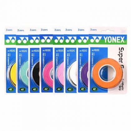 Yonex AC102 3 Pack Super Grap Badminton Tennis Squash Grips