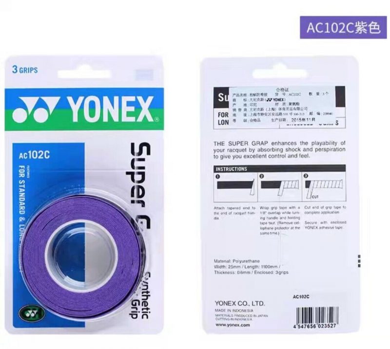Yonex AC102 3 Pack Super Grap Badminton Tennis Squash Grips - Image 14