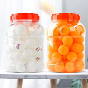 60pc Table Tennis balls Ping Pong balls in jar ABS 3 star 40mm - 3 color options