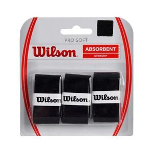 NEW! Wilson Pro Soft Absorbent Tennis Racket Over Grip 3 Wraps- AU stock