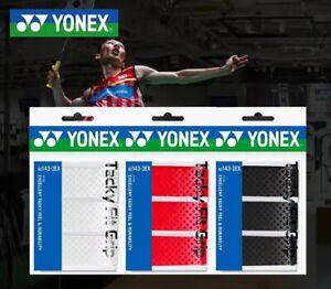 Yonex AC143 Tacky Fit Premium Badminton Tennis Squash Grip 3pack Japan Made